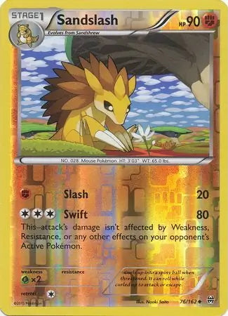 BREAKthrough Sandslash #76/162 reverse holo